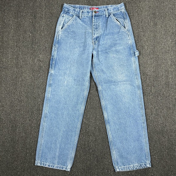 McCormick Farmall Other - McCormick Farmall Carpenter Jeans Mens 32x30 Blue Light Wash Excellent Utility